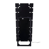 Noralie Wall Mirror in Mirrored and Faux Diamonds